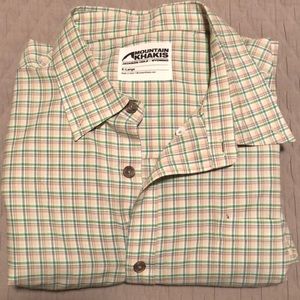 Mountain khaki button down